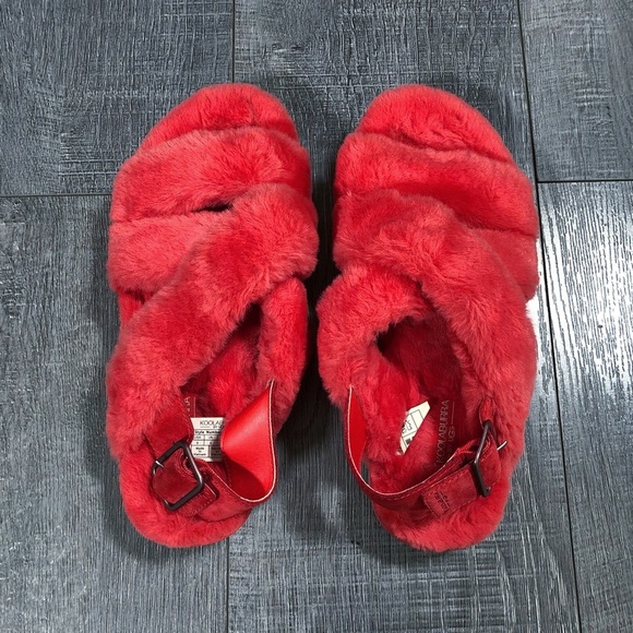 Koolaburra by UGG Women's Fuzz-Ee slipper/sandal hybrid Size 8 - Picture 2 of 9